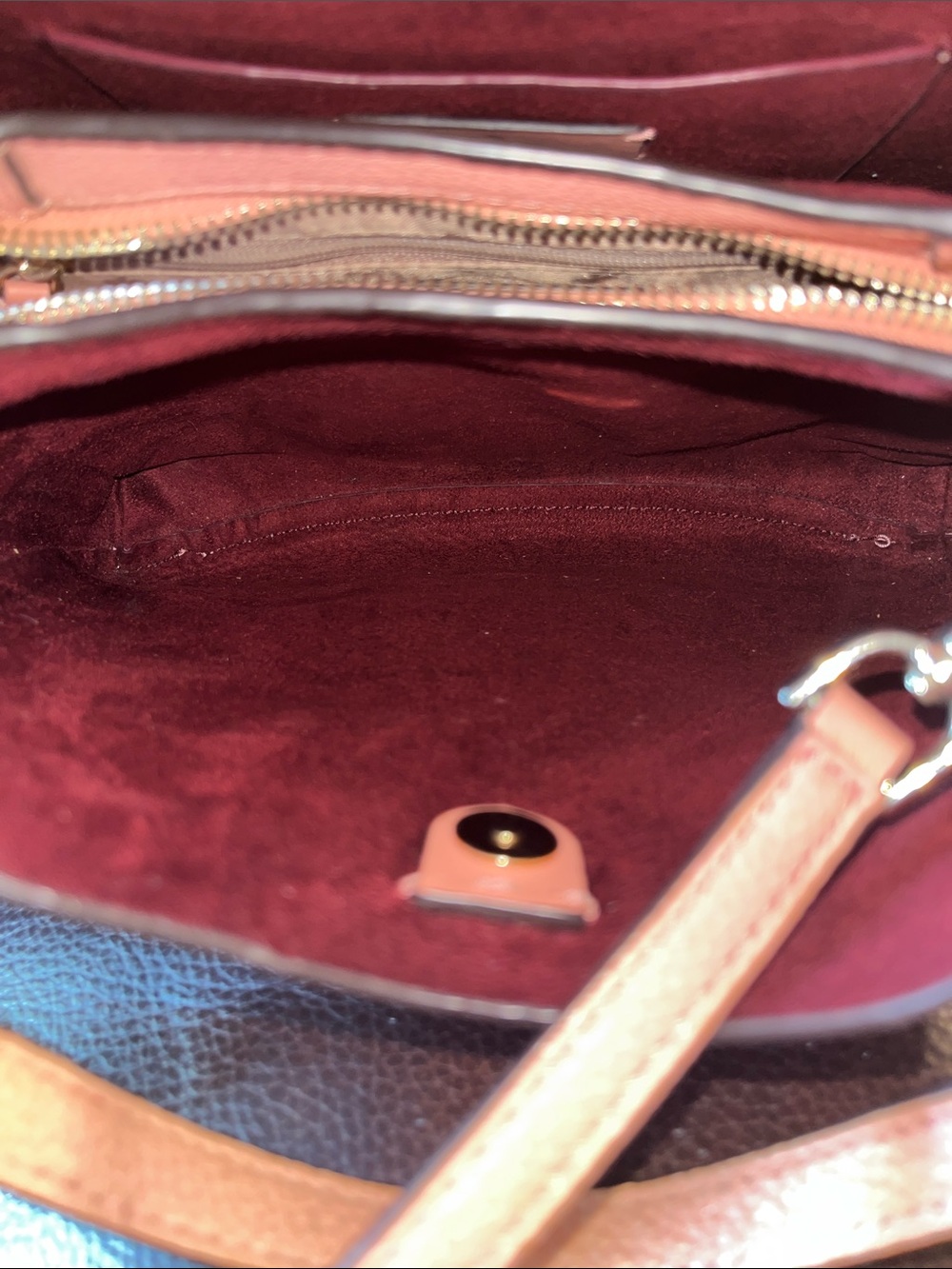 EUC Authentic Kate Spade Talia Triple Compartment Handbag with Wallet - Picture 8 of 10